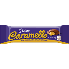 cadbury caramello milk chocolate bar