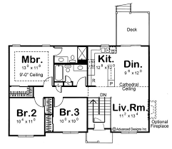 Country Home Plan 3 Bedrms 2 Baths
