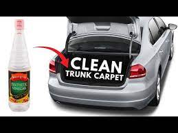 motor oil out of trunk carpet