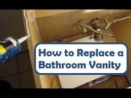 bathroom vanity top installation how