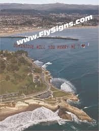 personalized sky banners aerial