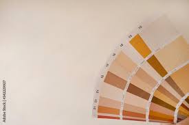 Ral Sample Colors Catalogue On A Beige