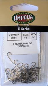 Umpqua Hooks Streamer 3x Long U301 Size 6