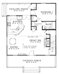 Farmhouse Style House Plan 2 Beds 2