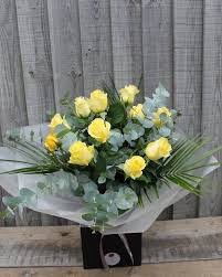 12 yellow rose bouquet penny johnson