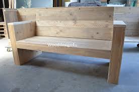 Scaffolding Wooden Garden Bench