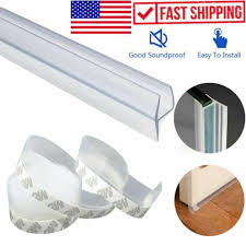 1pcs Glass Door Seal Strip Silicone