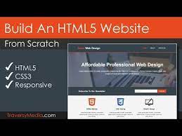build an html5 with a