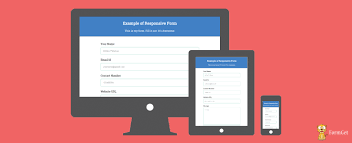 simple responsive form using css html