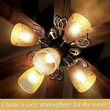 Retisee 9 Pcs Ceiling Fan Light Covers