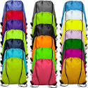 Amazon.com | Topspeeder 20 Colors Drawstring Backpack Bags ...