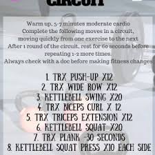 trx workout plan for beginners the
