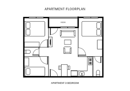 Apartment Floorplan Free Vector