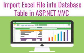 how to import excel file into database