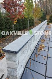 Black Limestone Wall Caps Oakville