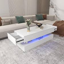 high gloss large coffee tables led