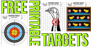 free printable shooting targets