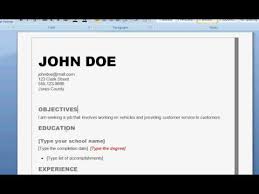 Choosing the right font for your resume. How To Write A Good Resume Youtube