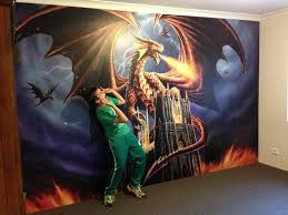 wall decals murals dragon wallpaper