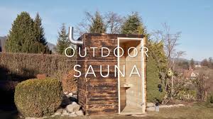 diy outdoor sauna you
