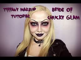 bride of chucky tiffany makeup