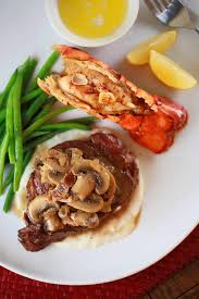 Find lobster steak dinner here Surf And Turf Recipe Jessica Gavin