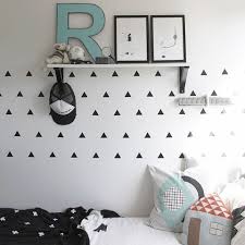Baby Boy Room Triangles Kids Bedroom
