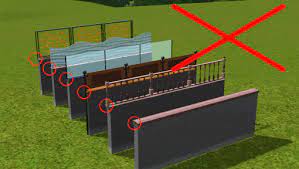 Mod The Sims Base Game Half Walls