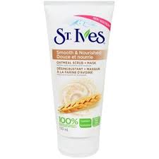 Buff your body to silky smooth softness with this st ives oatmeal body scrub. St Ives Smooth Nourished Oatmeal Scrub Mask Reviews In Face Exfoliators Chickadvisor