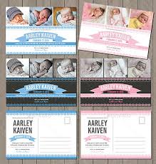 15 Baby Announcement Postcard Designs Templates Psd Ai