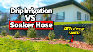 soaker hose vs drip irrigation