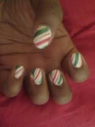 candy cane nails a stripy nail nail