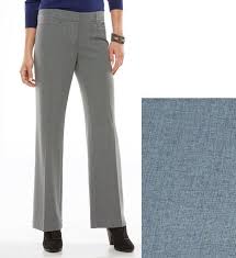 Apt 9 Womens Modern Fit Trouser Pants Straight Mid Rise