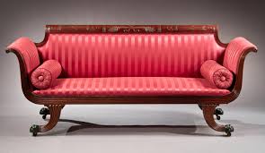 federal sofa with fasces and cornucopia