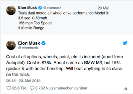 This is not an official page of elon musk and we are not affiliated with elon musk in any manner. Tesla Aktie Nach Musk Ankundigung Bald Bei 500 Dollar