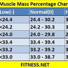 35 Organized Muscle Mass Muscle Percentage Chart