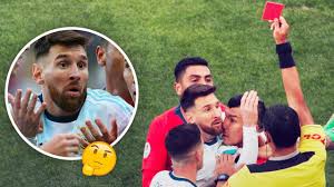 Lionel messi got his first ever red card as a barcelona player. Why On Earth Did Messi Get A Red Card Oh My Goal Youtube