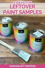 5 Ideas For Leftover Paint Samples