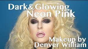 neon pink makeup tutorial