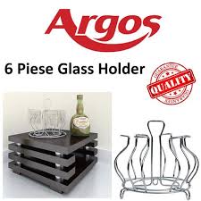 6 glasses for dining table glass stand
