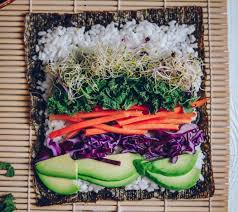 .dairy free, sugar free) breakfast: Rainbow Sushi Rolls Vegan Gluten Free One Green Planet