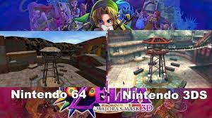 Zelda Majora's Mask Intro Comparison (3DS VS N64) (Romani Ranch, Pirates'  Fortress, Ikana Graveyard) - YouTube