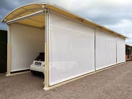I realized this was also a great way to build a canopy structure. Steel Campervan Carport Coverstyle Covertou Pvc Polyester