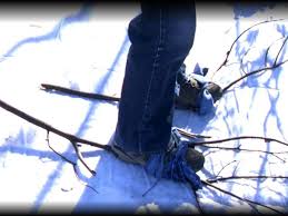 how to make emergency snowshoes howcast