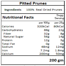 150g pitted prunes packaging type jar