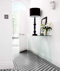 victorian style tile black and white