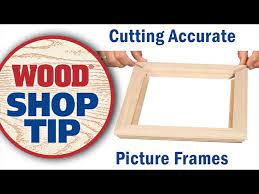 cutting accurate picture frames wood