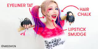 harley quinn halloween makeup tutorials