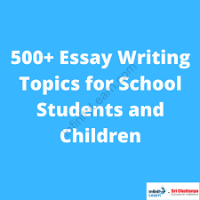 essay writing topics and ideas
