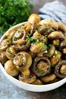 baked garlic mushrooms